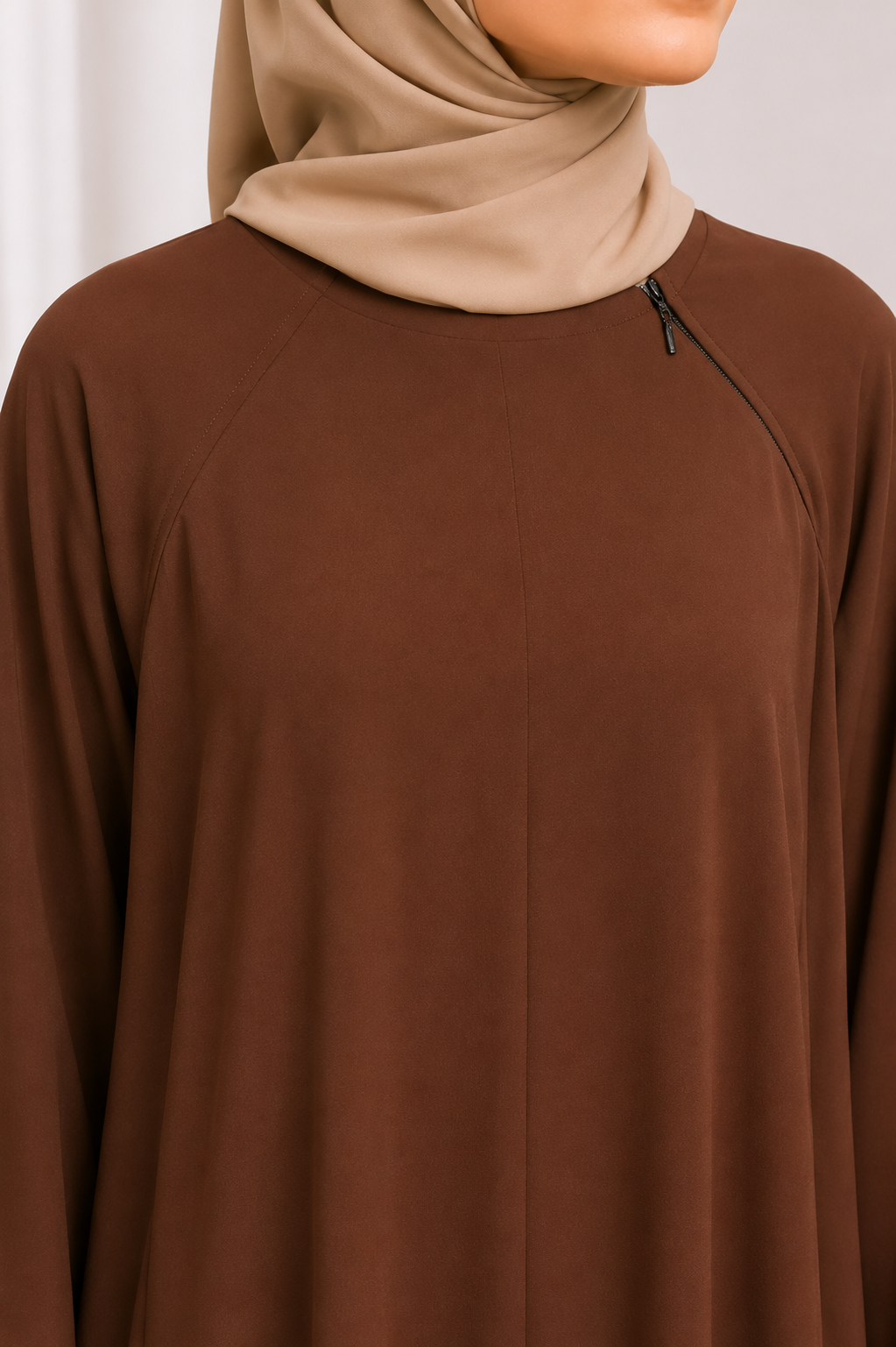 Caramel Minimalist Abaya