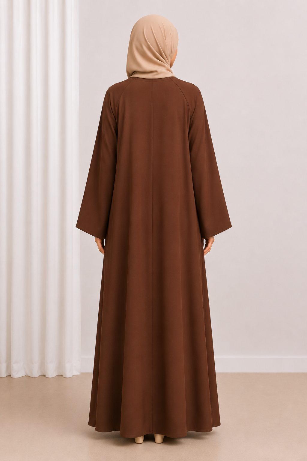 Caramel Minimalist Abaya