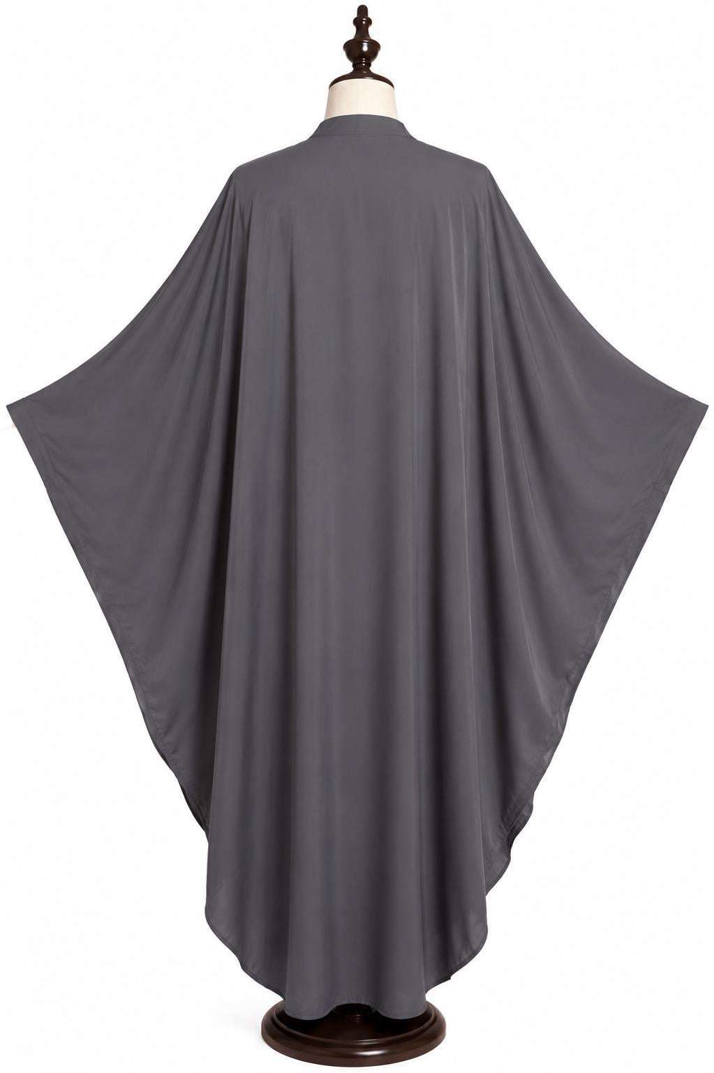 Charcoal Classic Batwing Abaya