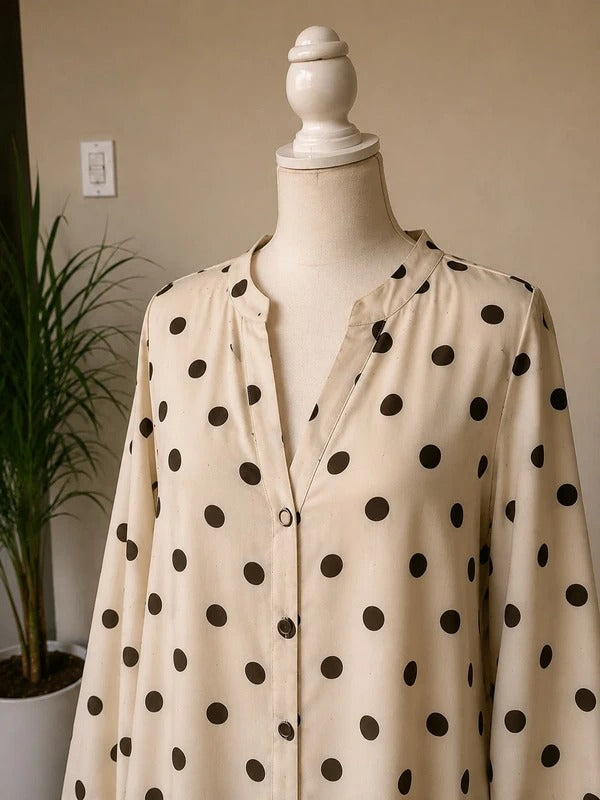 Classic Polka Dot Abaya