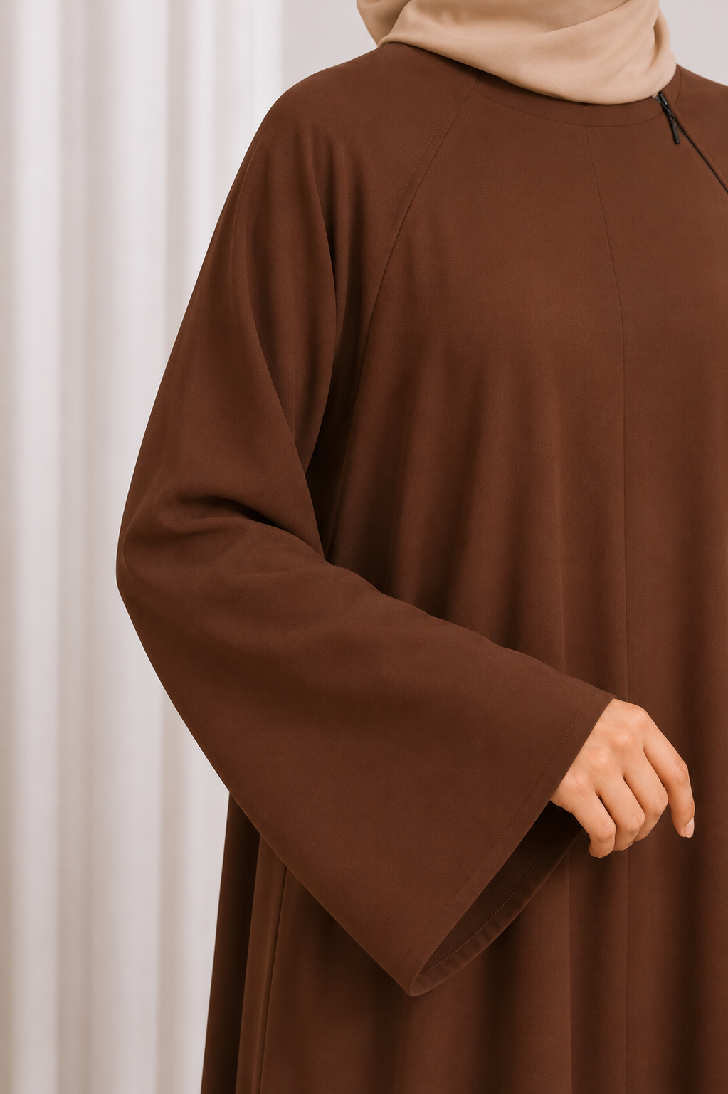 Caramel Minimalist Abaya