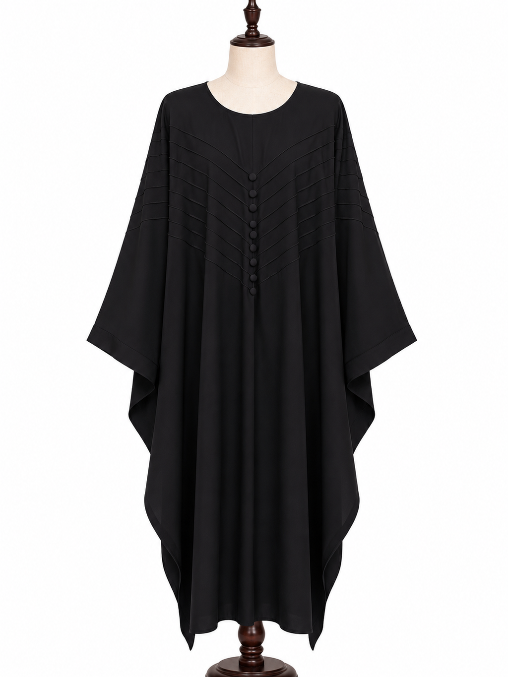 Black Butterfly Abaya – Elegant Loose Fit Modest Wear