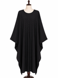 Black Butterfly Abaya – Elegant Loose Fit Modest Wear