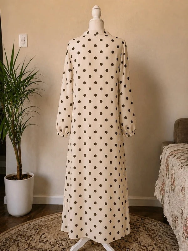Classic Polka Dot Abaya