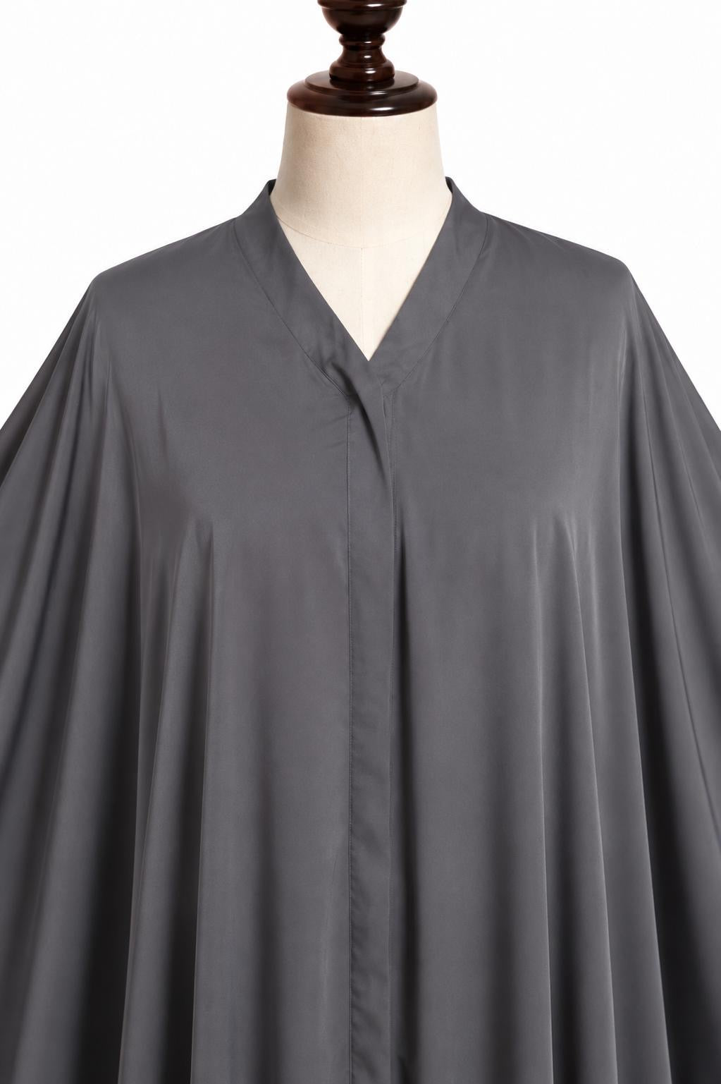 Charcoal Classic Batwing Abaya
