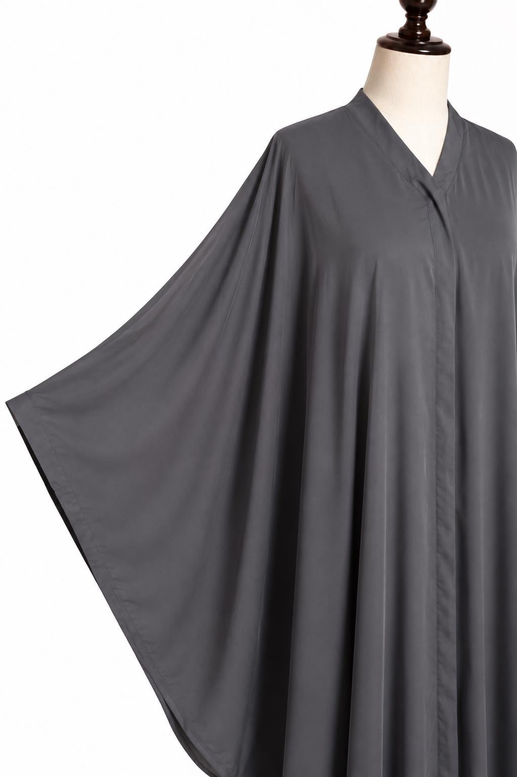 Charcoal Classic Batwing Abaya