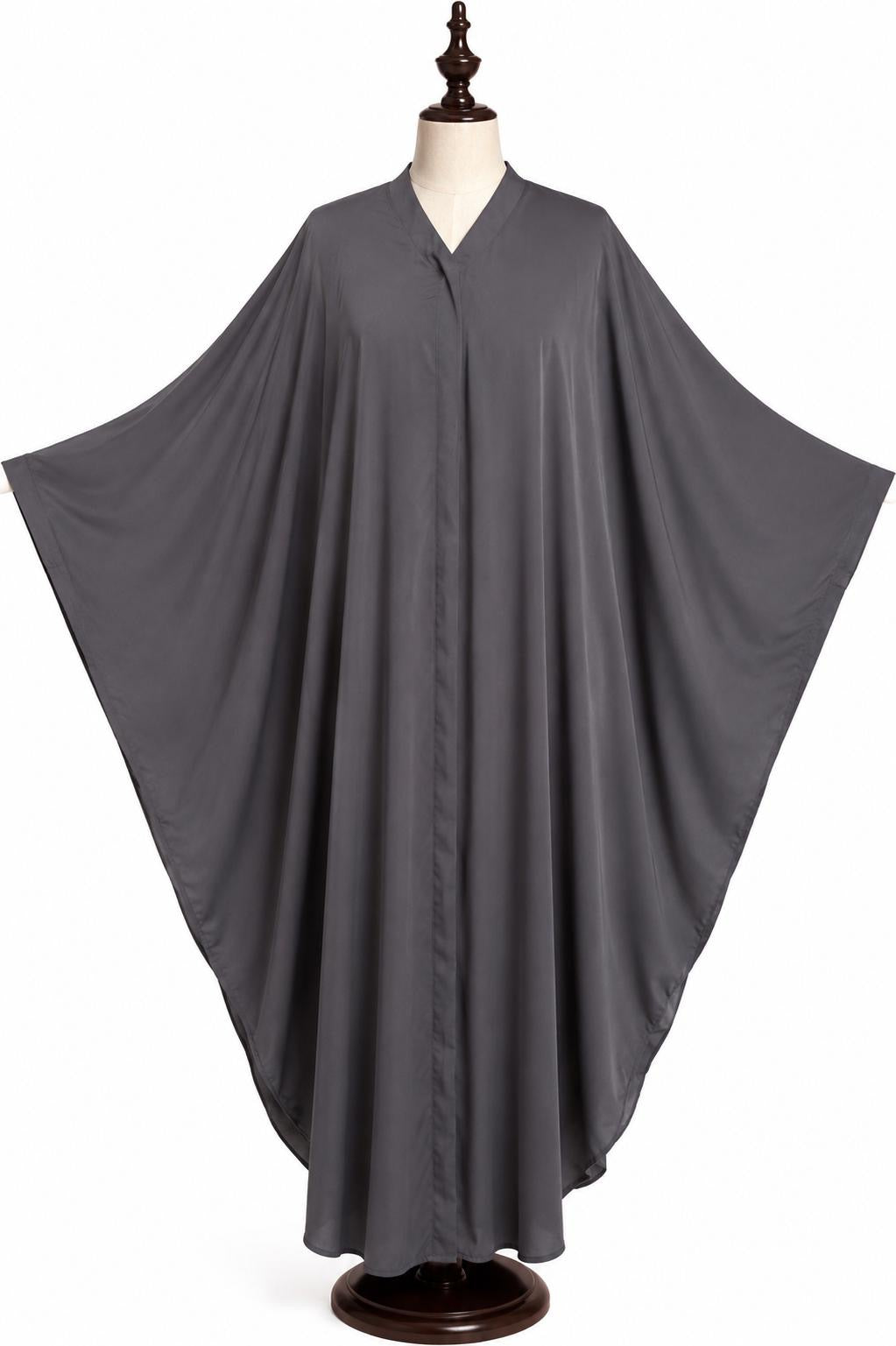 Charcoal Classic Batwing Abaya