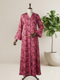 Fuchsia Paisley Elegance Abaya