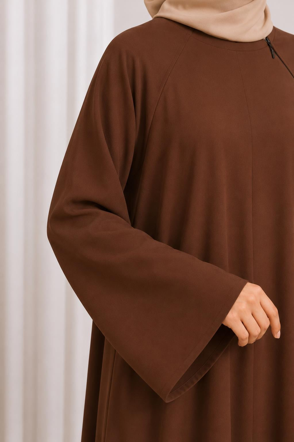 Caramel Minimalist Abaya