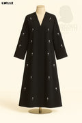 Tulip Embroidered Elegance Abaya