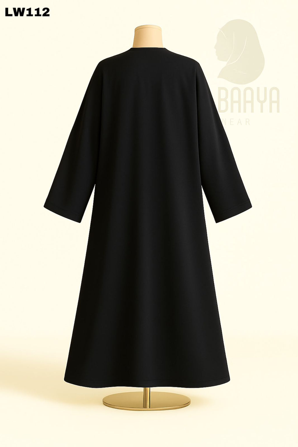 Tulip Embroidered Elegance Abaya