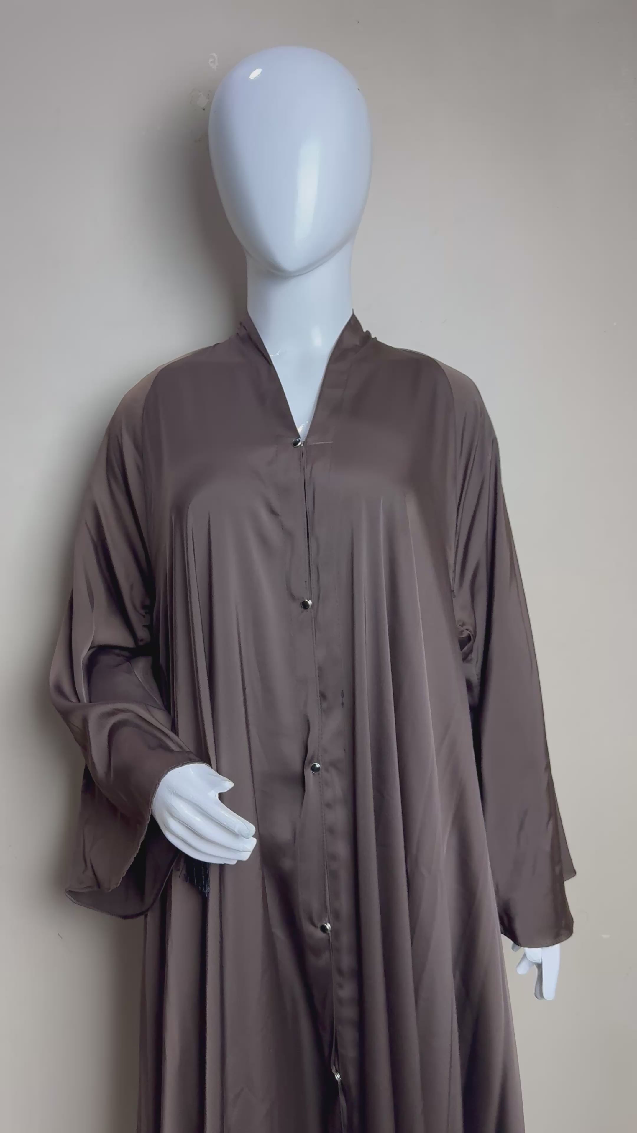 Classic Button-Down Minimalist Abaya