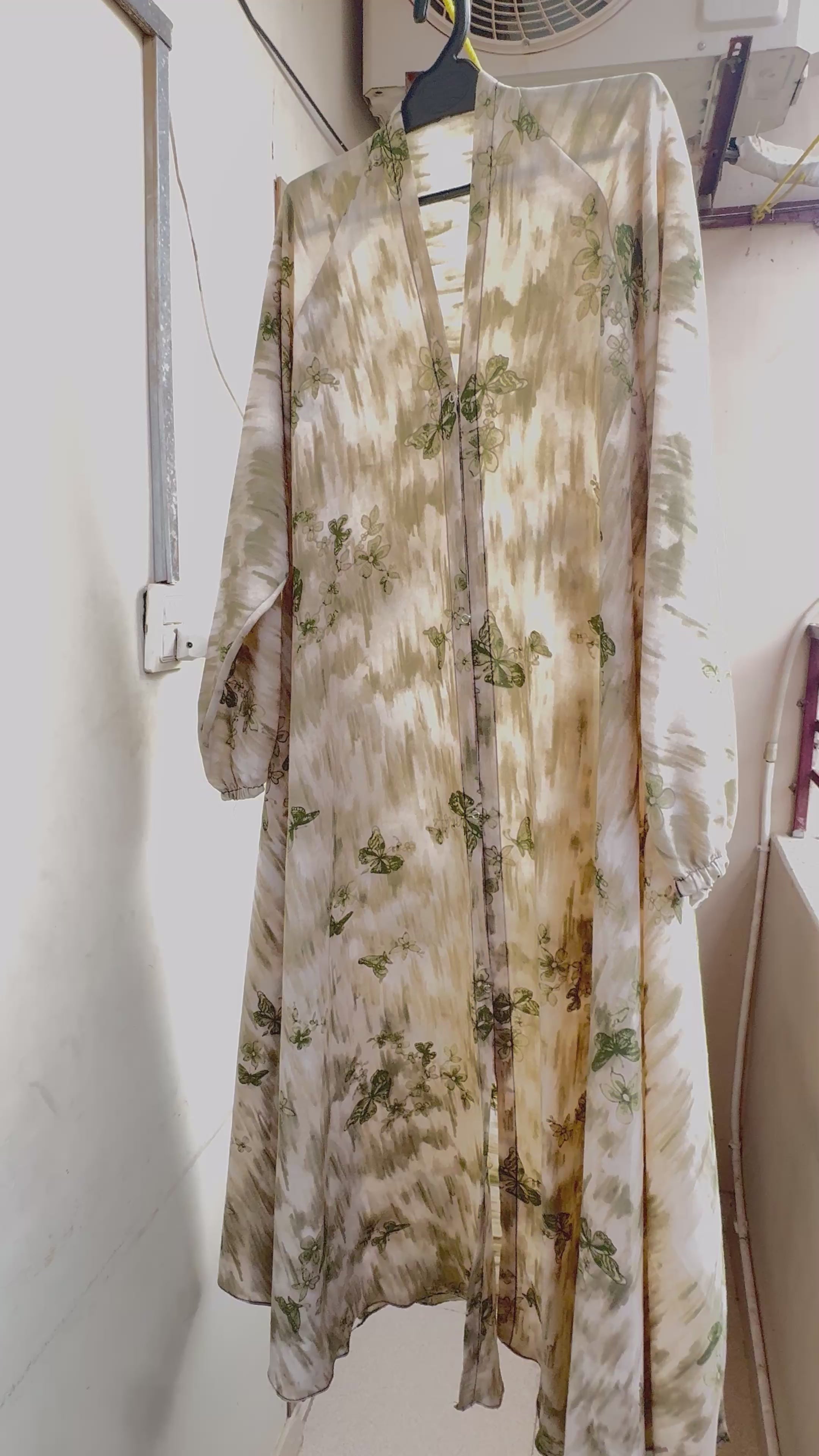 Ethereal Sage Botanical Abaya